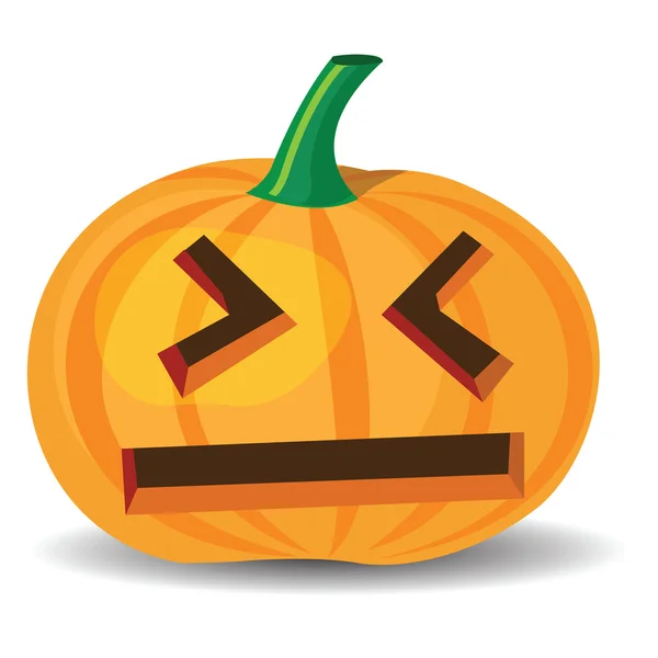Dovleac de Halloween — Vector de stoc