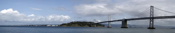 San Francisco Bay Bridge Panoramic — Stock Photo, Image