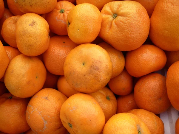 Rolników na rynku mandarynki — Zdjęcie stockowe