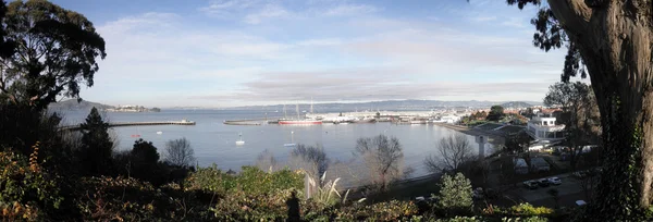 Panoramic view of Aquatic Park in San Francisco — Stock Photo, Image