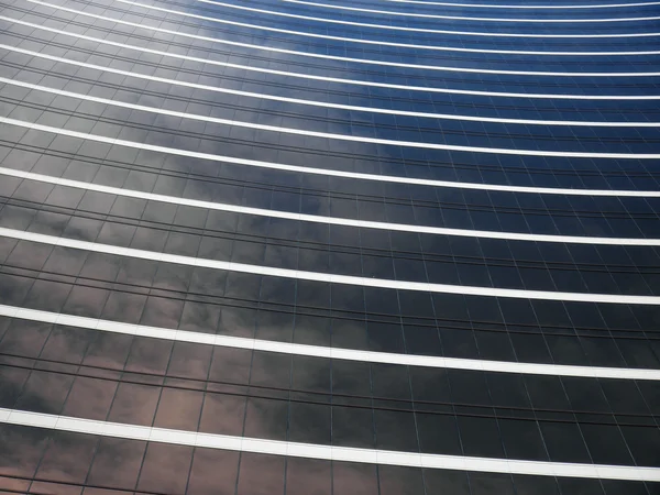 Casino Glass windows reflect the sky — Stock Photo, Image