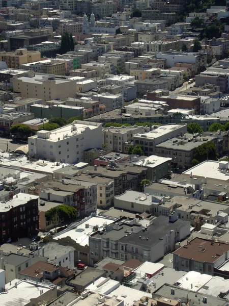 North Beach San Francisco Roof Tops — Stock Photo, Image