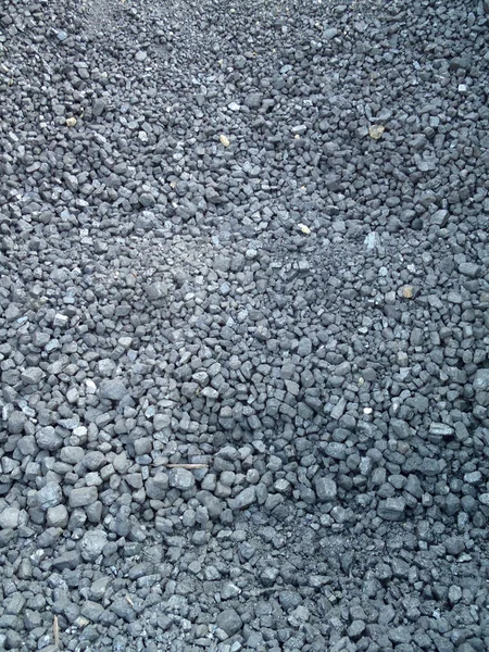 Уголь для заправки поезда — стоковое фото