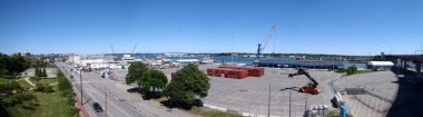 Portland Maine Panoramic clipart