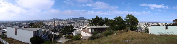 Панорамный вид холма Сан-Франциско — стоковое фото