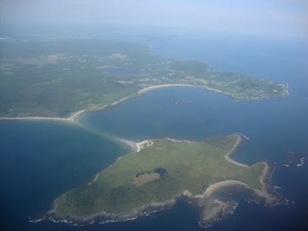 Luchtfoto van Richmond Island, Maine — Stockfoto