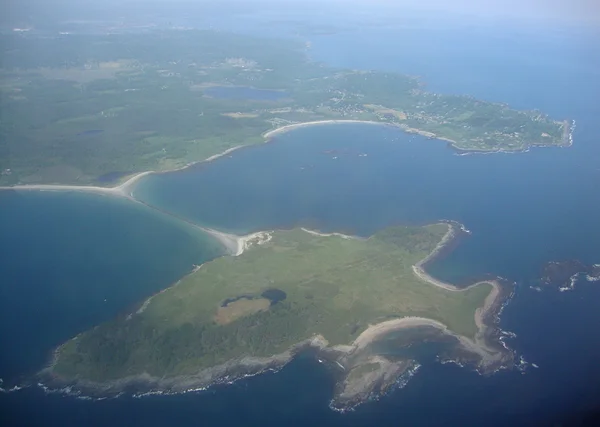 Aerial of Richmond Island, Maine — Stock Photo, Image