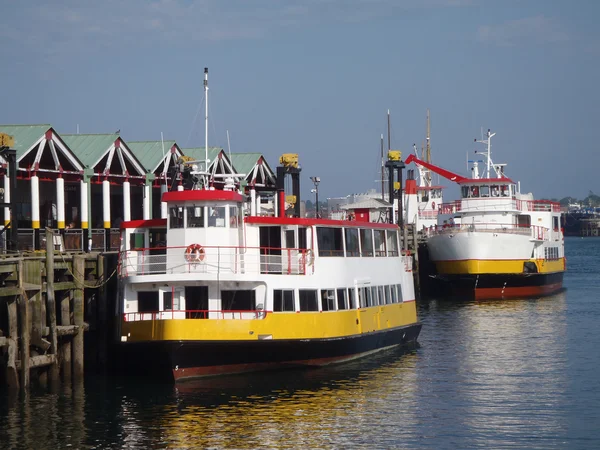 Two Casco Bay Ferries — Stock Photo, Image