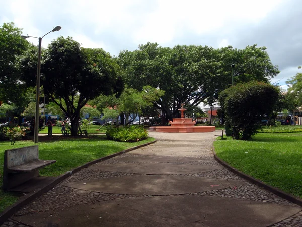 Parque Maria Auxiliadora Fountain — 图库照片