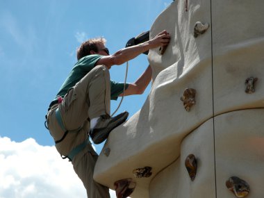Rock Climbing Wall clipart