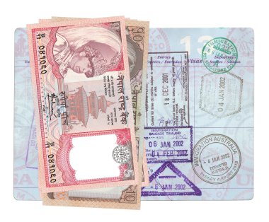 Nepalese rupee clipart