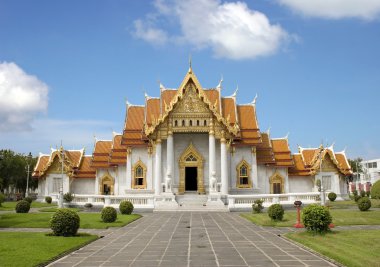 Marble Temple - Bangkok clipart