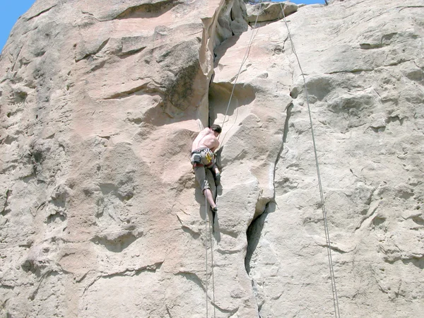 Rock Climbing - Montana — Stock Photo, Image