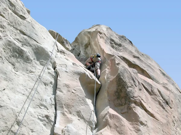Kaya tırmanışı — Stok fotoğraf