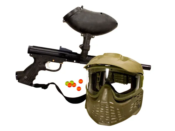 Paintball gun - rekreacja — Zdjęcie stockowe