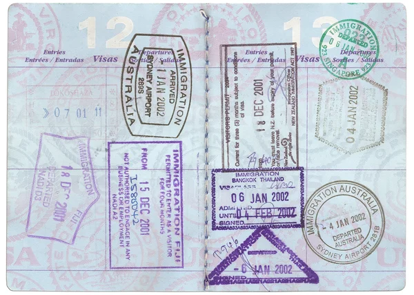 Amerikaanse paspoort — Stockfoto