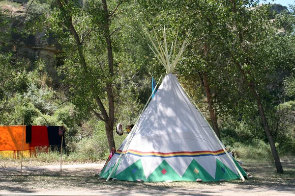 美洲原住民帐篷 — 图库照片