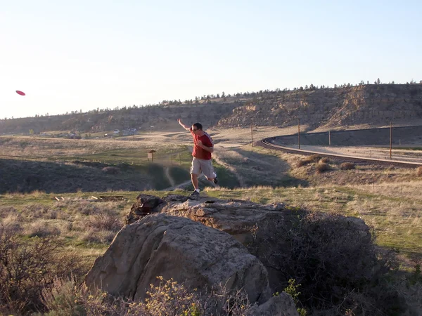 Frisbee Golf — Zdjęcie stockowe