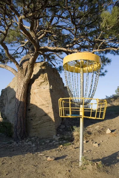 Dysk golf - folf — Zdjęcie stockowe