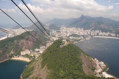 Brazil's Sugarloaf Mountain clipart