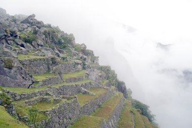 Ancient ruins of Machu Picchu, Peru clipart