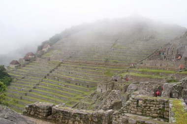 Maço Picchu 'nun antik kalıntıları, Peru