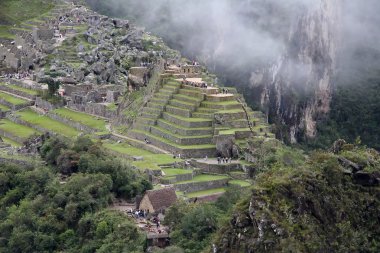 Maço Picchu 'nun antik kalıntıları, Peru