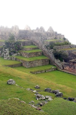 Maço Picchu 'nun antik kalıntıları, Peru