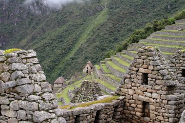 Ancient ruins of Machu Picchu clipart