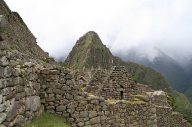 Ancient ruins of Machu Picchu clipart