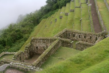 Ancient ruins of Machu Picchu, Peru clipart