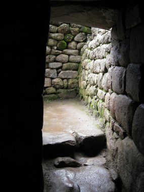 Ancient ruins of Machu Picchu, Peru clipart