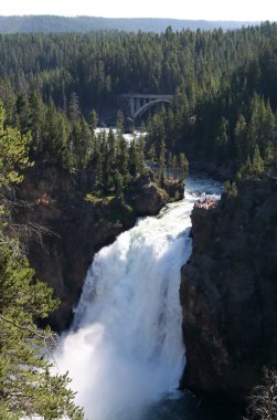 Yellowstone National Park Waterfall clipart