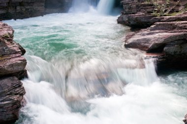 Saint Mary Falls, Glacier National Park clipart