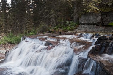 Virginia Falls, Glacier National Park clipart