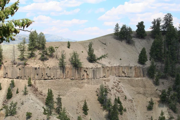 Klify Yellowstone — Zdjęcie stockowe