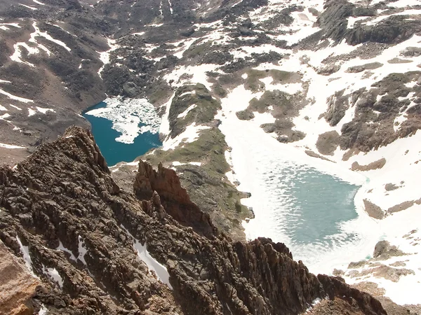 Granit und flacher See, montana — Stockfoto