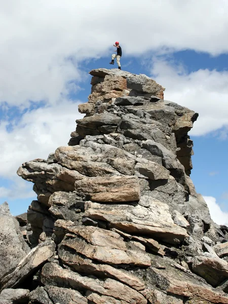 Alpejskie wspinacz - montana — Zdjęcie stockowe