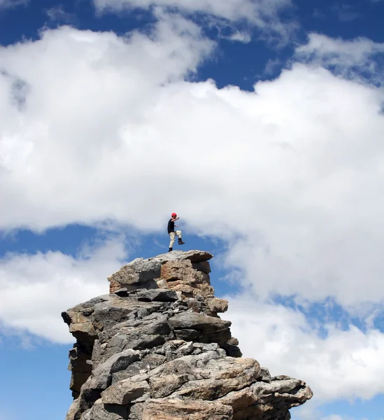 Alpina klättrare - montana — Stockfoto