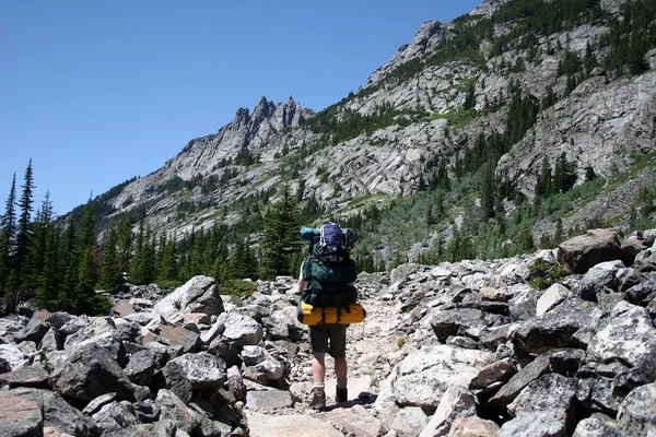 Mochila em Montana — Fotografia de Stock