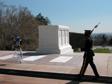 Changing of the Guard, Arlington National Cemete clipart