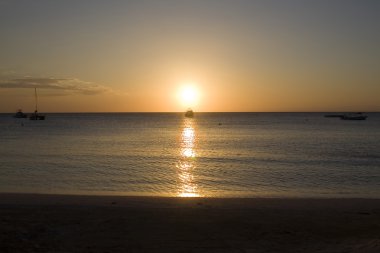 Caribbean Sunset - Jamaica clipart