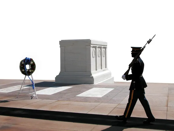 Могила Невідомого солдата, Арлінгтонському національному — стокове фото