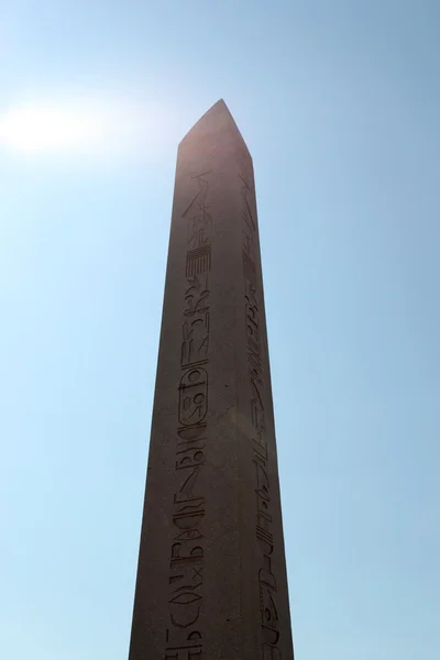 Antigo Obelisco Egípcio em Instanbul — Fotografia de Stock