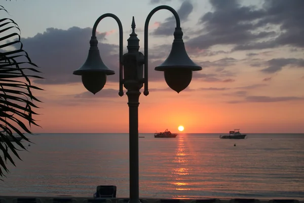 牙买加日落 — 图库照片