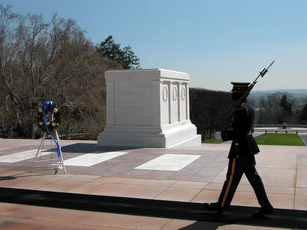 Cambio de Guardia, Cemete Nacional de Arlington Imagen de archivo