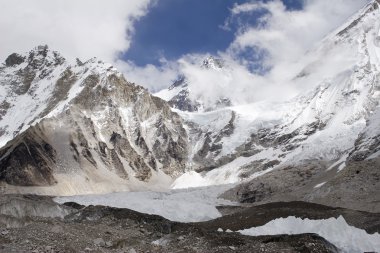 Changtse, Khumbutse, and Everest clipart