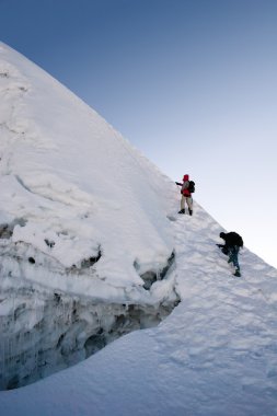 Island Peak Summit Ridge - Nepal clipart