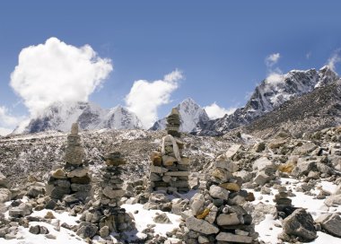 Buddhist Stones - Nepal clipart