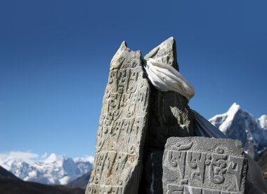 Buddhist Mani Stones clipart